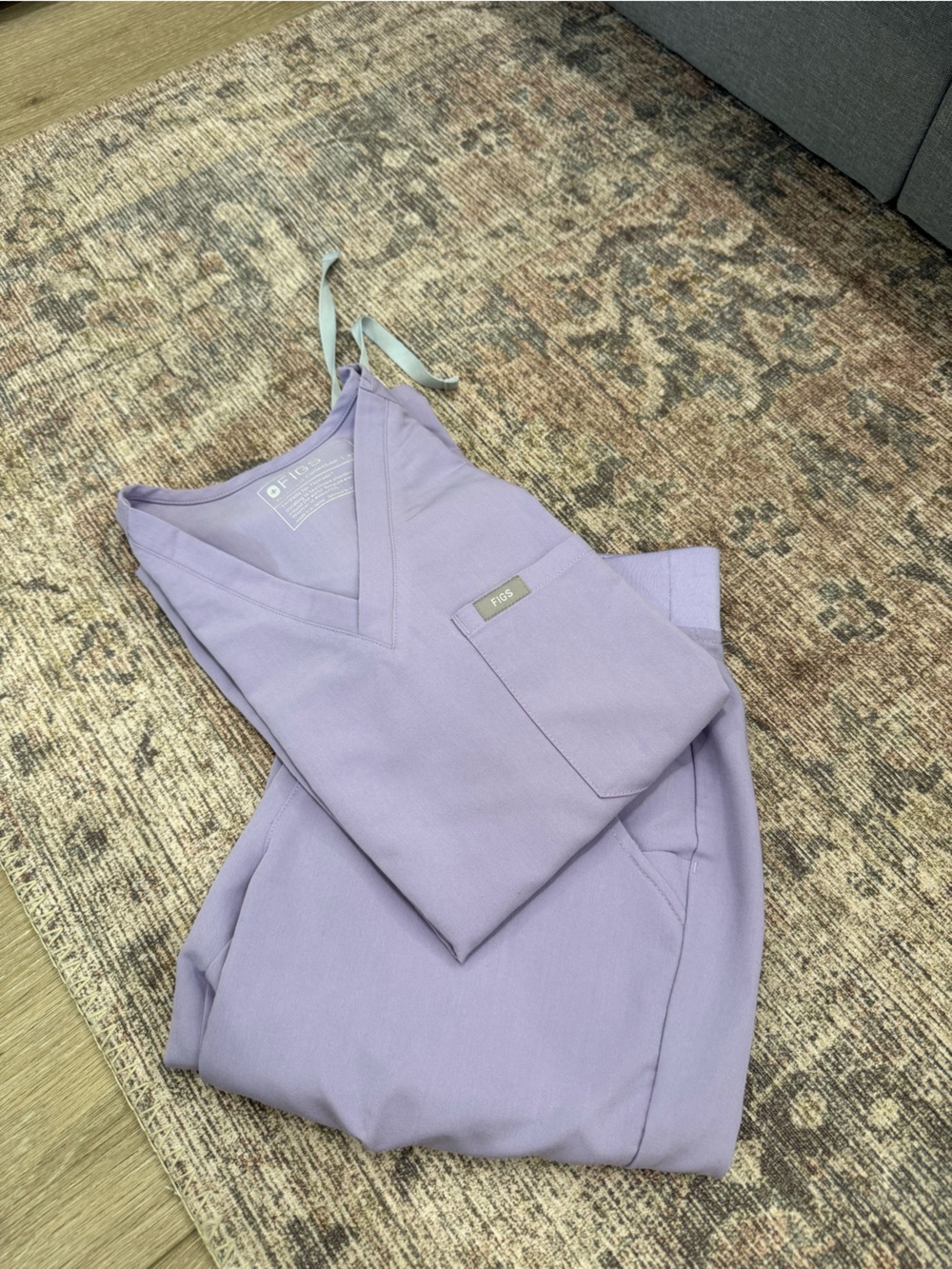 Figs Purple Haze Scrub Set XS